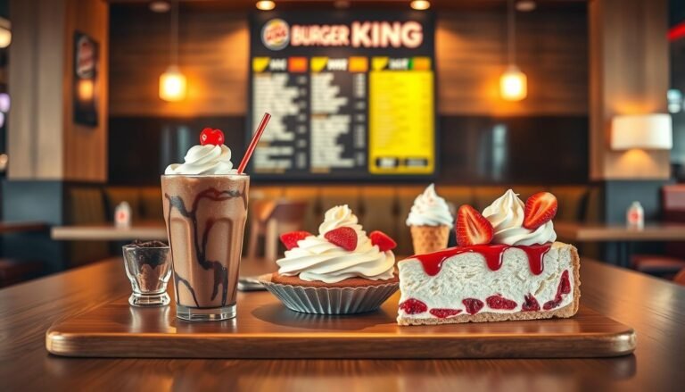 burger king dessert menu