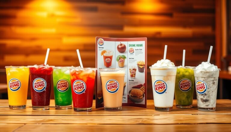 burger king drink menu