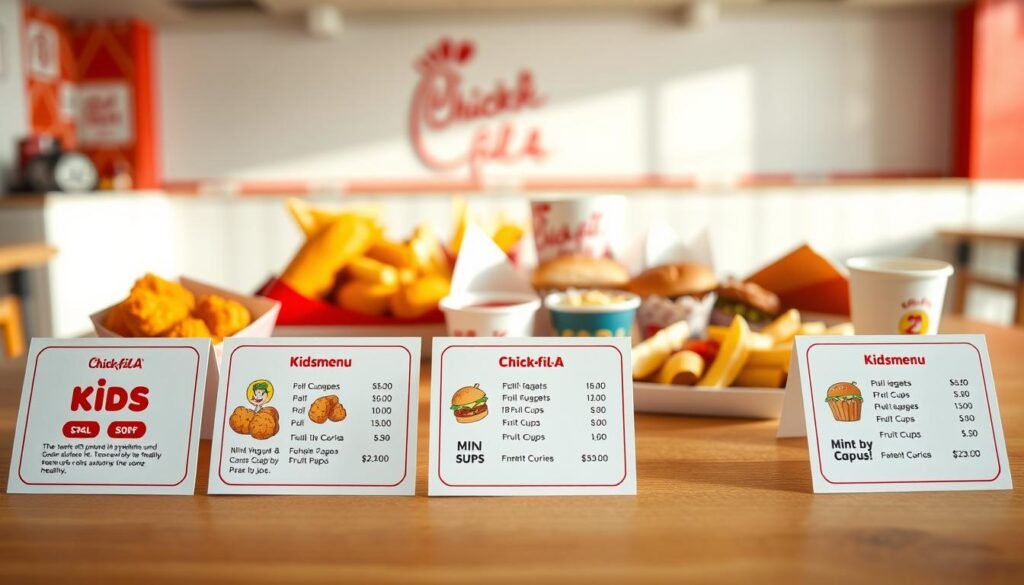 chick fil a kids menu calorie information