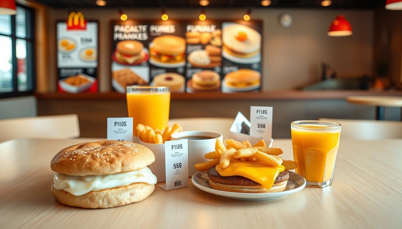 mcdonald's breakfast menu with prices